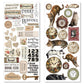 Ciao Bella Book Lover Transparent Adhesive Sheets 5/Pkg