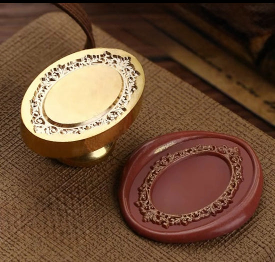 Wax Seal Stamp Oval Frame (Head Only)