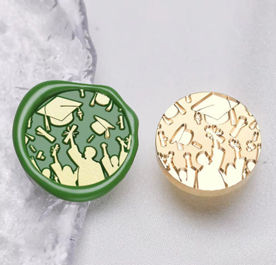 Wax Seal Stamp Graduation (Head Only)