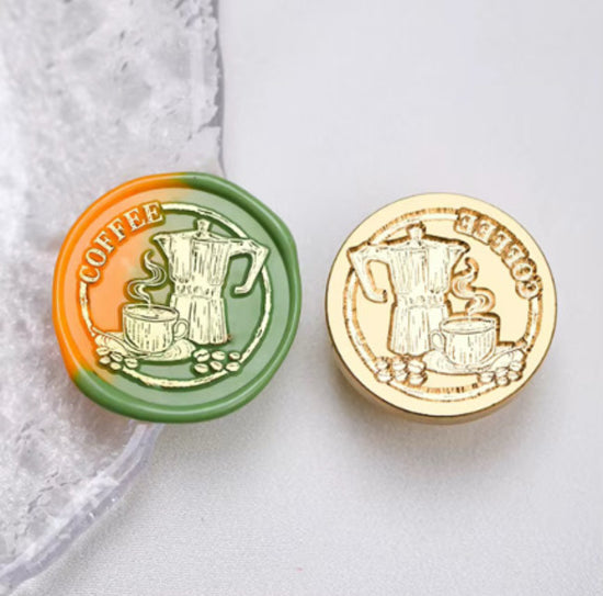 Wax Seal Stamp Coffee Cup (Head Only)