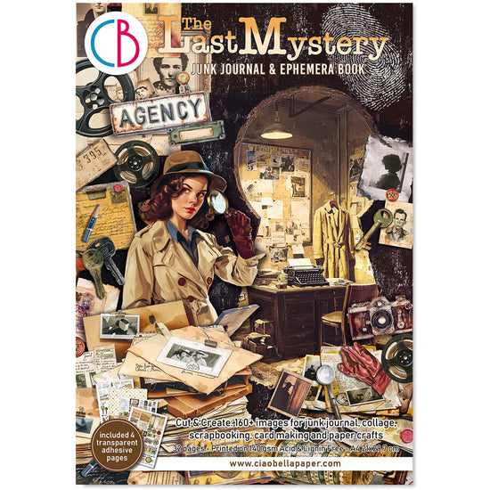 Ciao Bella The Last Mystery Junk Journal & Ephemera Book A4 32/Pkg