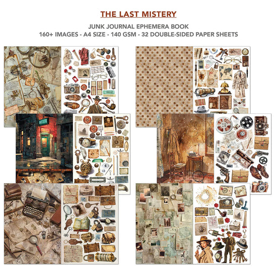 Ciao Bella The Last Mystery Junk Journal & Ephemera Book A4 32/Pkg