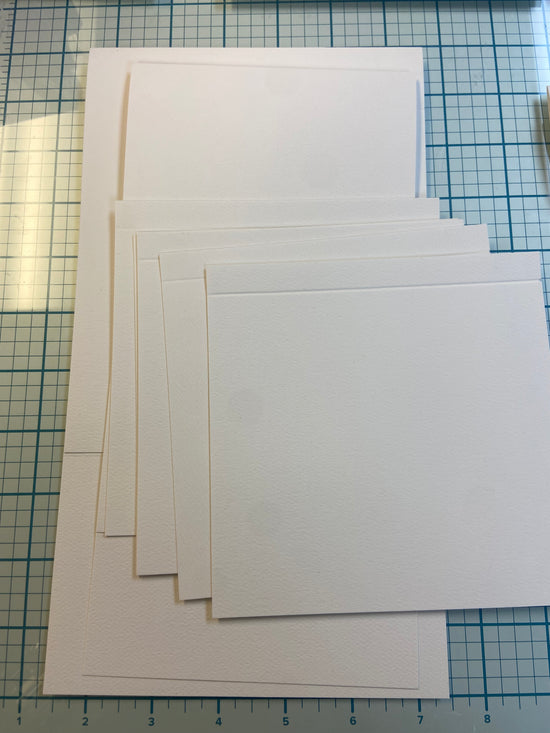 Folio Album 6”x6” white