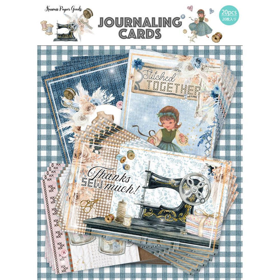 Memory Place Journal Card Pack 20/Pkg Stitched Together
