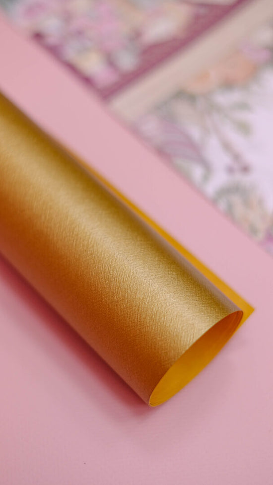 Johanna Rivero Paper for binding / Glimmer oro