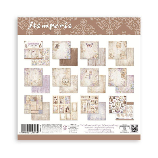 Stamperia Scrapbooking Pad 12"x12" 10/Pkg Quiet Days