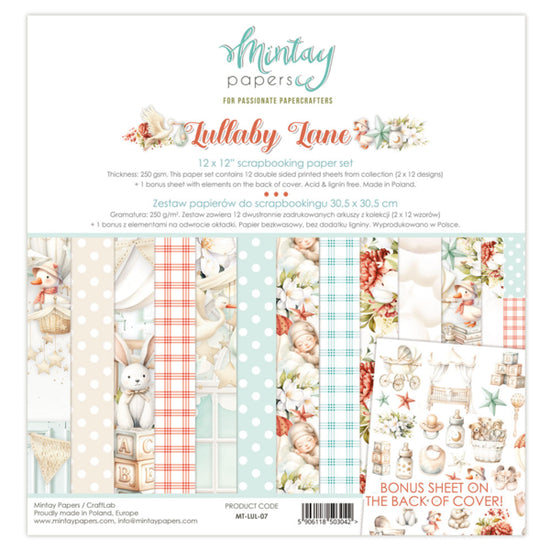 12 X 12 PAPER SET - LULLABY LANE