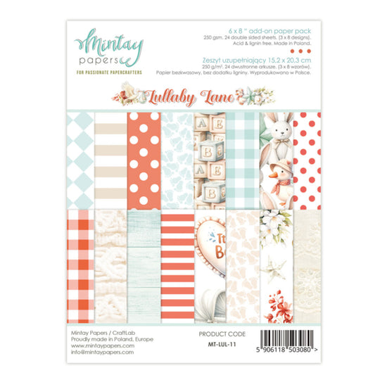 6 X 8 ADD-ON PAPER PAD - LULLABY LANE