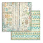 Stamperia Backgrounds Double-Sided Paper Pad 8"X8" 10/Pkg Daisy Art