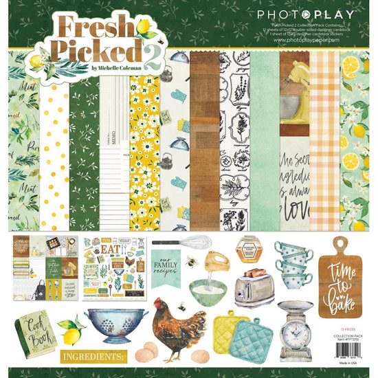 PhotoPlay Collection Pack 12"X12" Fresh Picked 2