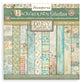 Stamperia Backgrounds Double-Sided Paper Pad 8"X8" 10/Pkg Daisy Art