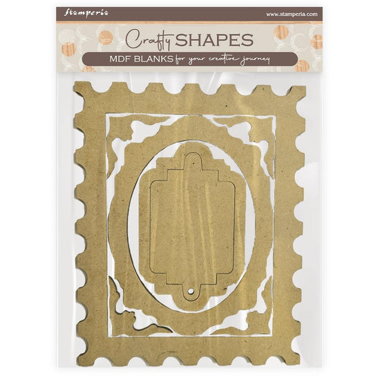 Stamperia Crafty Shapes Quiet Days Frames and Plates