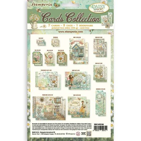 Stamperia Cards Collection Daisy Art