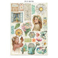 Stamperia Junk Journal Stickers, Cut-outs & Backgrounds Daisy Art