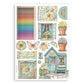 Stamperia A5 Washi Pad 8/Pkg Daisy Art