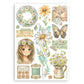 Stamperia A5 Washi Pad 8/Pkg Daisy Art