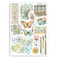 Stamperia A5 Washi Pad 8/Pkg Daisy Art