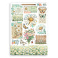 Stamperia A5 Washi Pad 8/Pkg Daisy Art
