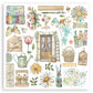 Stamperia Assortment Rub-On Kit 6/Pkg Daisy Art