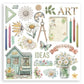 Stamperia Assortment Rub-On Kit 6/Pkg Daisy Art