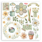 Stamperia Assortment Rub-On Kit 6/Pkg Daisy Art
