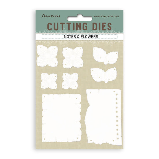 Stamperia Cutting Dies A6 - Notes and Flowers