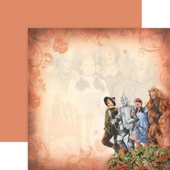 Paper House Scrapbook Paper - Wizard of Oz Poppy Fields