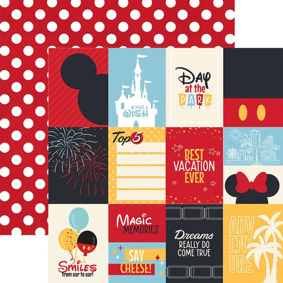 Paper House Scrapbook Paper - Magic Park Tags