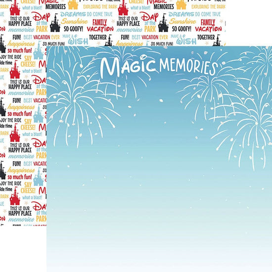 Paper House Scrapbook Paper - Magic Memories
