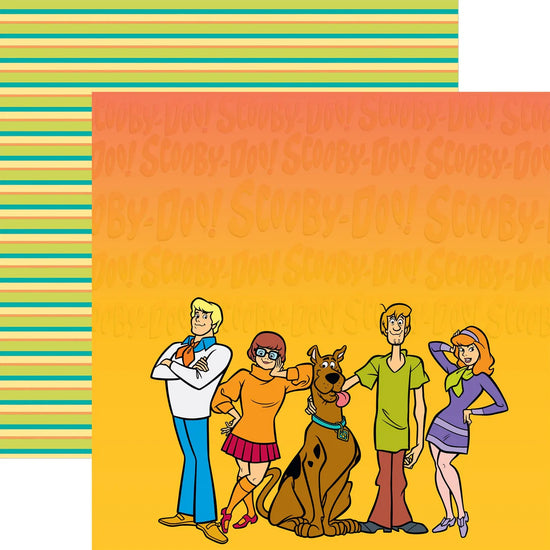 Paper House Scrapbook Paper - Scooby Doo Mystery Incorporated