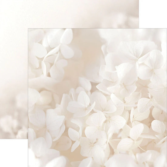 Paper House Scrapbook Paper - Ivory Watercolor Floral