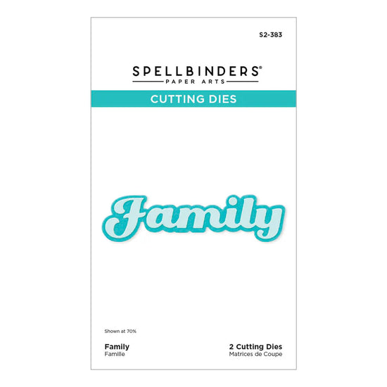 Spellbinders FAMILY ETCHED DIES FROM THE STORYTELLING BY SPELLBINDERS COLLECTION