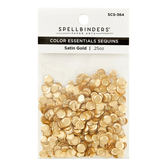 Spellbinders SATIN GOLD SEQUINS FROM THE WOODLAND TALES COLLECTION