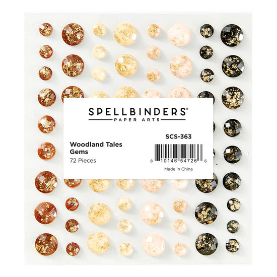 Spellbinders WOODLAND TALES GOLD-FLECKED GEMS FROM THE WOODLAND TALES COLLECTION