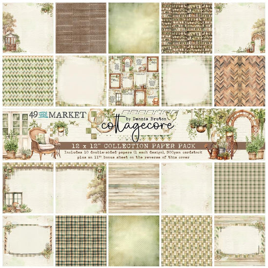 49 & Market Collection Pack 12"X12" Cottagecore