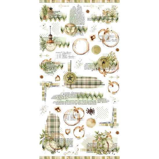 49 And Market Rub-On Transfer Set 6"X12" Cottagecore