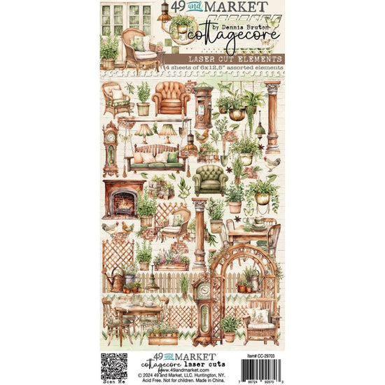 49 And Market Laser Cut Outs Elements Cottagecore