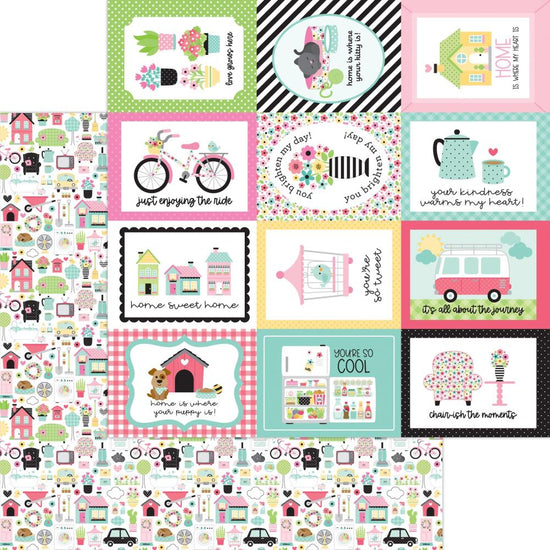 My Happy Place Double-Sided Cardstock 12"X12" My Happy Place