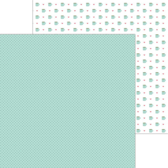 My Happy Place Double-Sided Cardstock 12"X12" Mint to Be