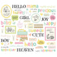 Simple Stories Sentiment Bits & Pieces Die Cuts 59/Pkg Classic Pooh Baby