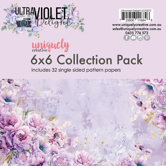 Uniquely ULTRAVIOLET DELIGHT 6 X 6 COLLECTION PACK