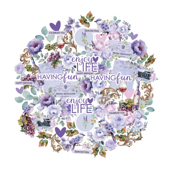 Uniquely ULTRAVIOLET DELIGHT CREATIVE CUTS