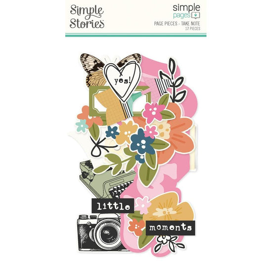Simple Stories Simple Page Pieces Die Cuts 17/Pkg Take Note