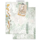 Stamperia Stamperia Junk Journal Stickers, Cut-Outs & Backgrounds Secret Diary