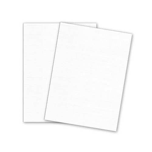 White Linen cardstock 8.5”x11” (80 lbs)