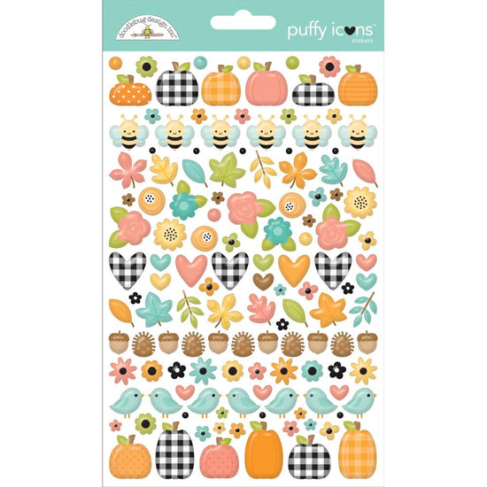 Doodlebug Puffy Stickers Icons, Farmhouse