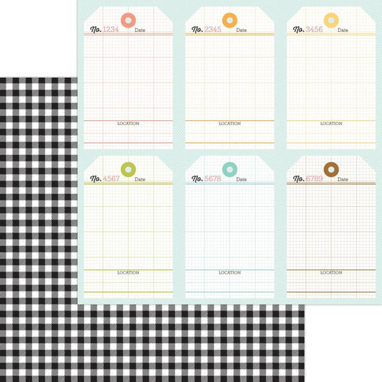 Farmhouse Double-Sided Cardstock 12"X12" Buffalo Plaid