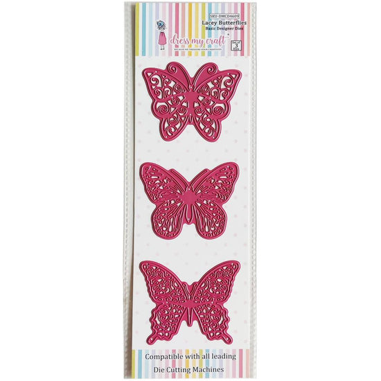 Dress My Craft Basic Designer Die Lacey Butterflies