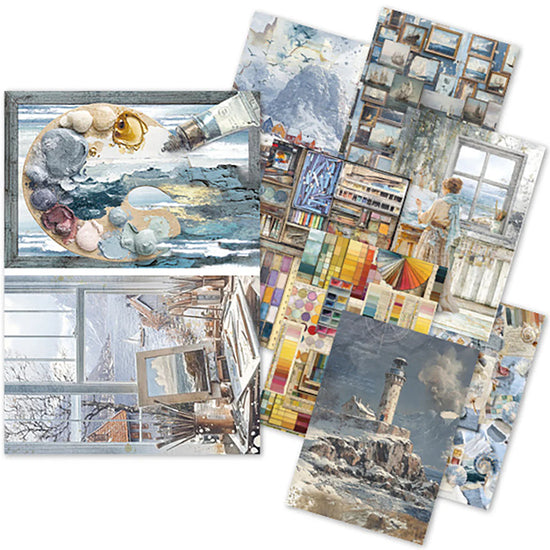 Ciao Bella Rice Paper A5 MIXED 8/Pkg An Artist Journey
