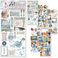 Ciao Bella An Artist Journey Transparent Adhesive Sheets 5/Pkg